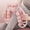 Rounds Circular Leg Clamp Massager Muscle Stretching Slimming Equipment For Home Workouts 0