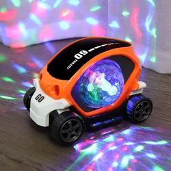 baby crawling snail toy with music lights electronic sensory car toy for toddler, tummy time for 1-2 year old boy, girl