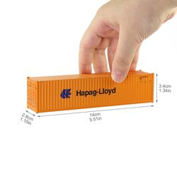 evemodel c8746 ho scale 40ft shipping container – 40 hi-cube model for railway layouts