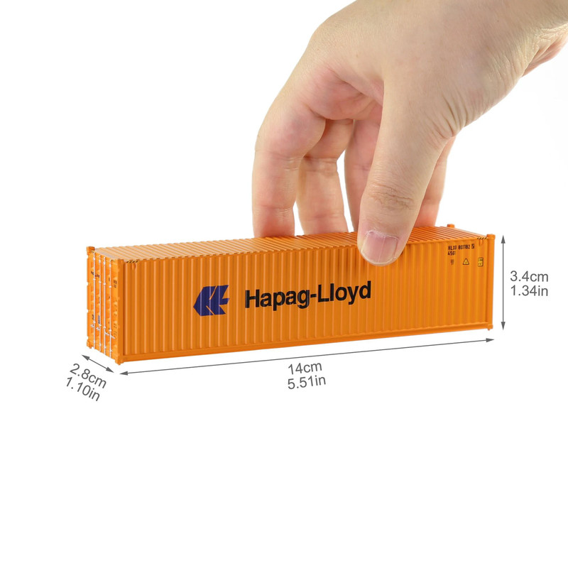 Evemodel C8746 HO Scale 40ft Shipping Container  40 HiCube Model For Railway Layouts 0