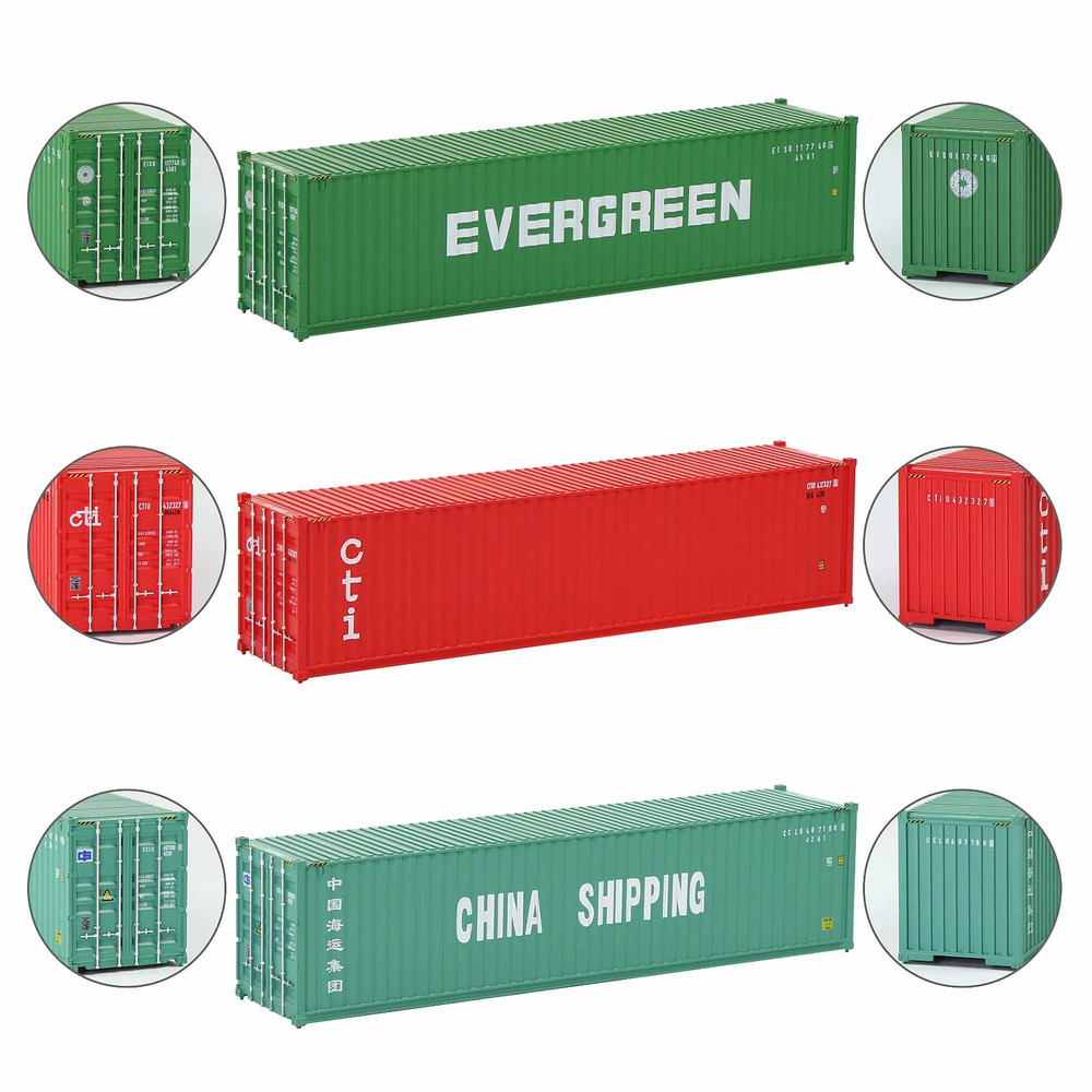 Evemodel C8746 HO Scale 40ft Shipping Container  40 HiCube Model For Railway Layouts 2