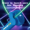 Glow In The Dark Rope Launcher Luminous Portable Stress Relief Toy For Kids Party Favors 0