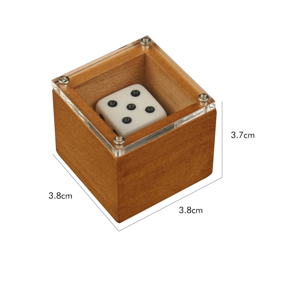 Magic Dice Trick Box Stage Illusion Prop For Kids  Adults Dot Number Change Dice Magic Props For Cl 3