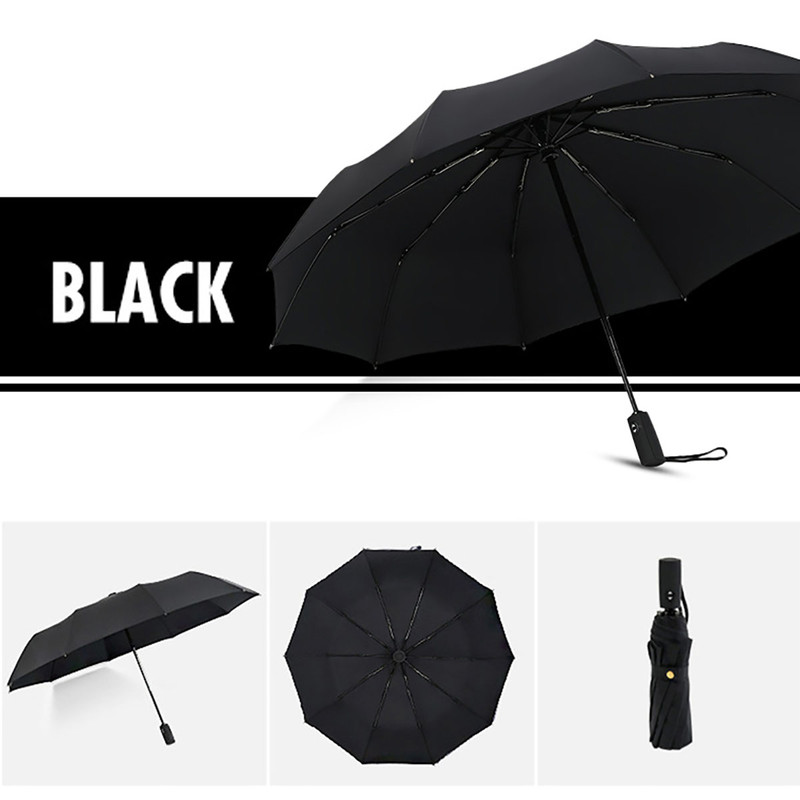 Windproof Double Layer Fully Automatic Umbrella, Durable & Resistant