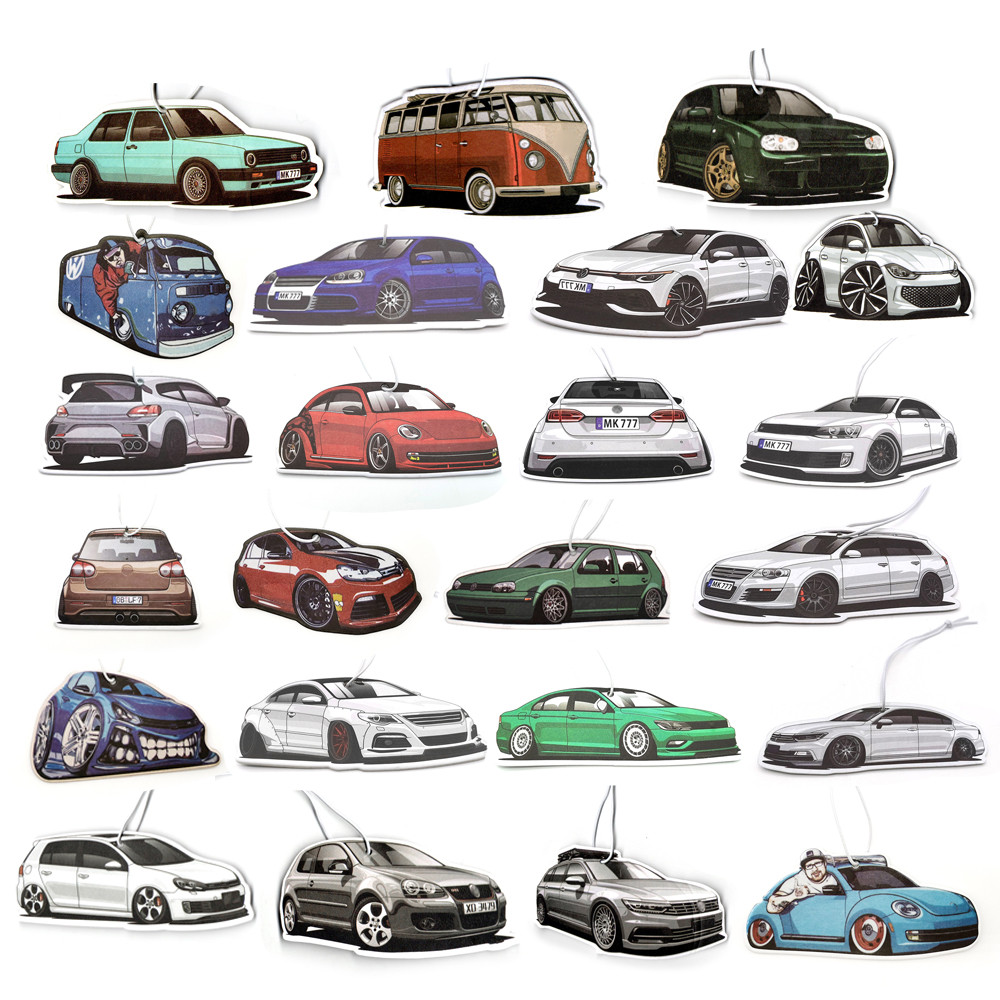 Hanging Car Air Freshener Perfume For Volkswagen VW CC Beetle Lamando Magotan Scirocco Sagitar 3