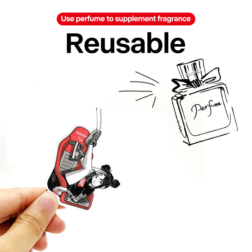 Hanging Car Air Freshener Perfume For Volkswagen VW CC Beetle Lamando Magotan Scirocco Sagitar 4