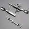 Portable Stainless Steel Camping Cutlery Set Knife Fork Spoon Opener Foldable Outdoor Equipment 0