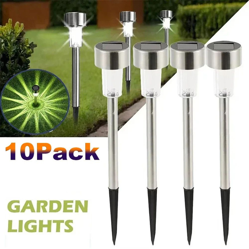 Outdoor Solar Garden Lights Waterproof LED Landscape Pathway Lamps For Yard Lawn Patio And Backyard 0