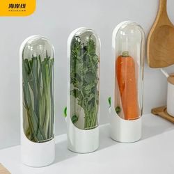 cross-border vanilla vegetable fresh-keeping box, dust-proof, anti-pressure, eco-friendly food storage container