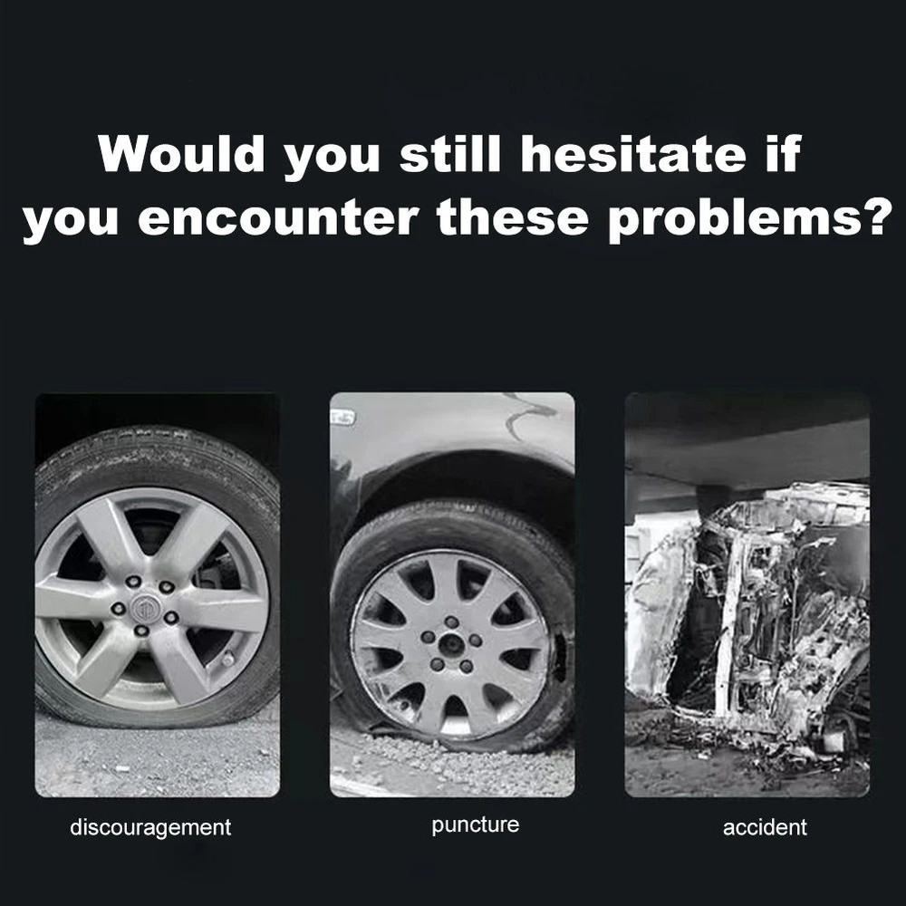 Air Compressor Dual Cylinder Tire Inflator Heavy Duty Car Electric Air Pump With LED Light Portable 1