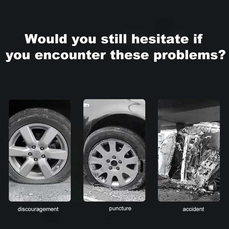 Air Compressor Dual Cylinder Tire Inflator Heavy Duty Car Electric Air Pump With LED Light Portable 1