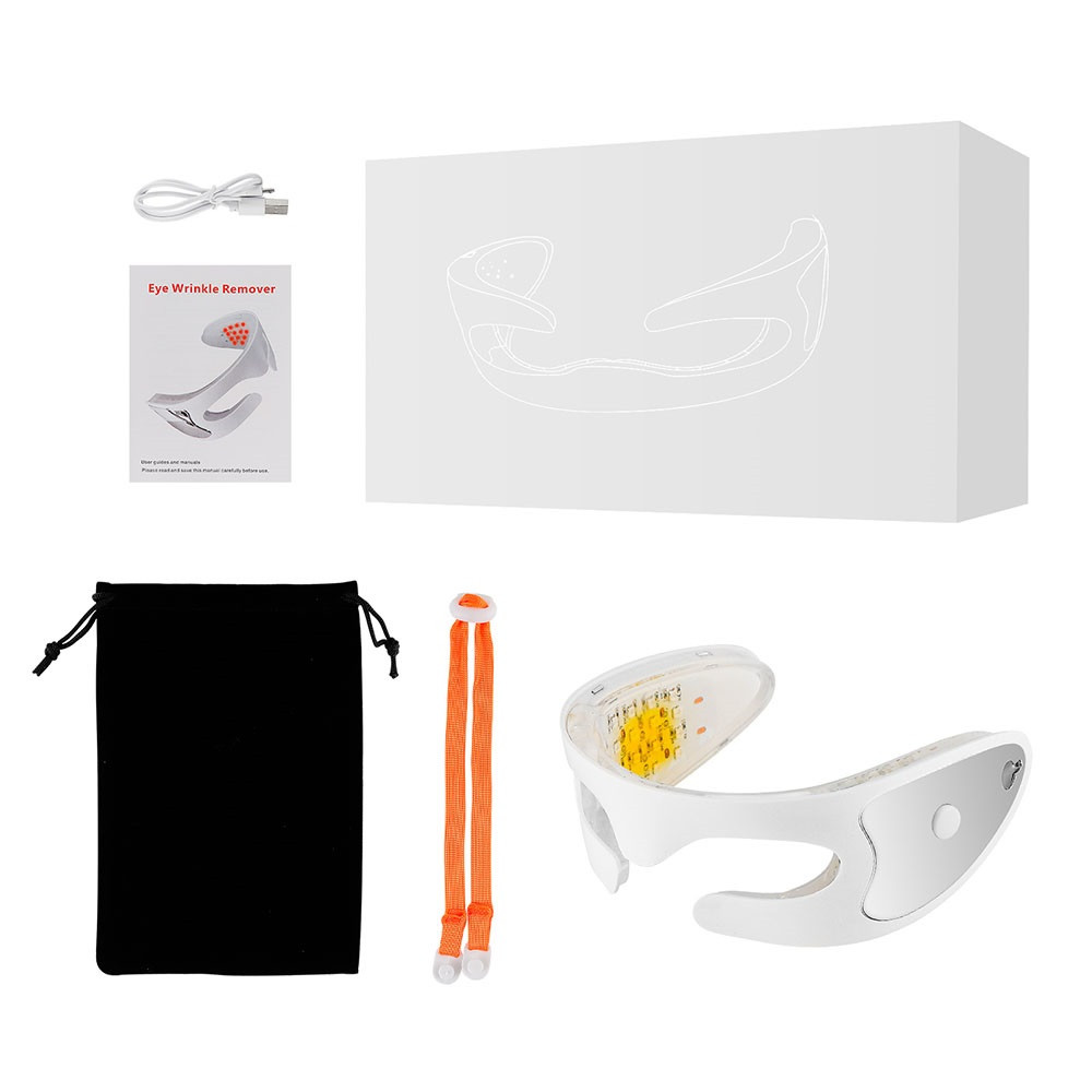 LED Eye Massager for Anti-Aging, Photon Therapy to Lighten Dark Circles & Smooth Fine Lines