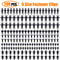 Universal 190pcs Auto Trim Panel Clips MixedSize Plastic Fasteners Kit For Car Body Bumper And Rive 5