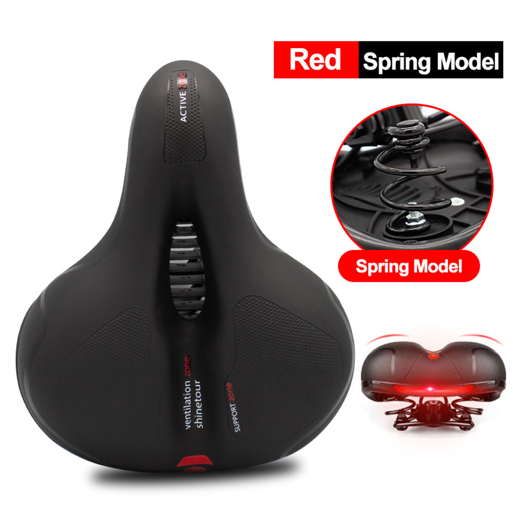 Hollow Breathable Bicycle Saddle ShockAbsorbing MTB Road Bike Seat 7