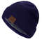 Label Winter Hat  Solid Color Knitted Beanie For Outdoor Sports  Cold Weather 8