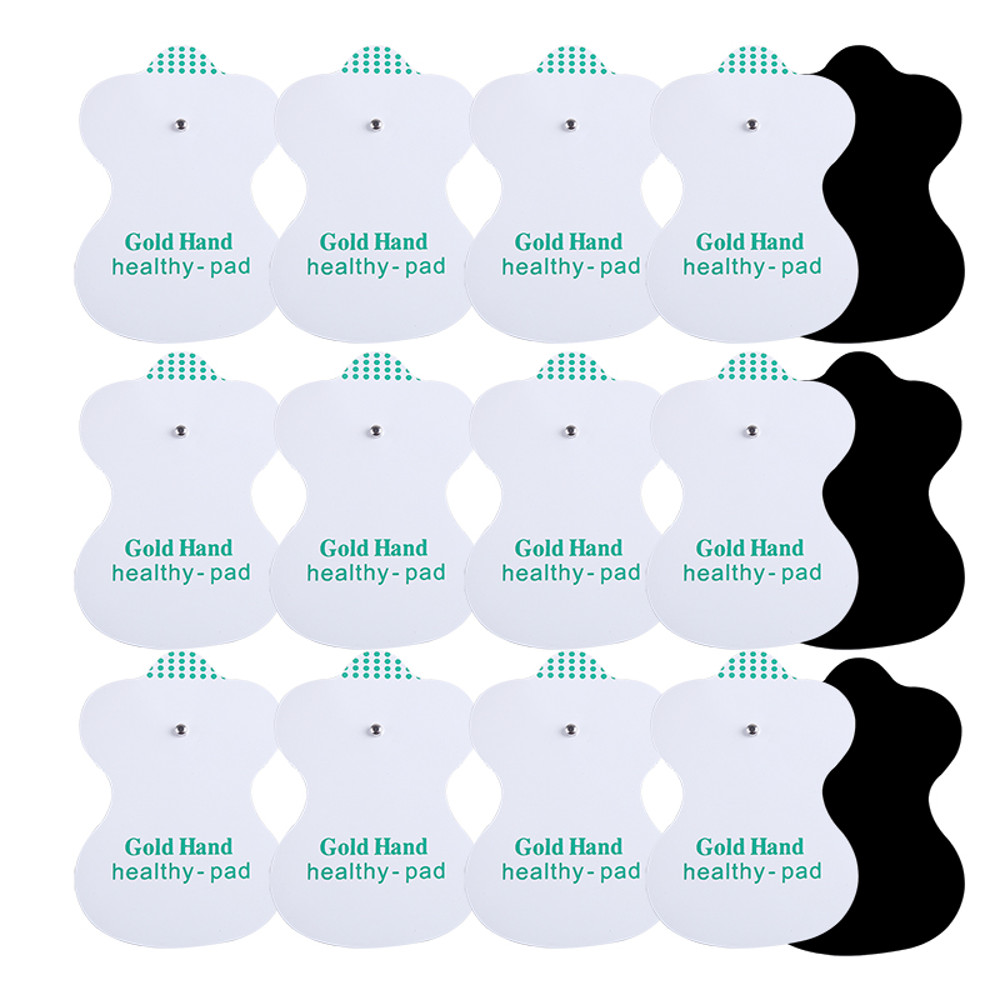 Reusable TENS Electrode Pads With Gel SelfAdhesive Pads For Digital Massager Acupuncture  Pain Reli 5