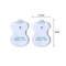 Reusable TENS Electrode Pads With Gel SelfAdhesive Pads For Digital Massager Acupuncture  Pain Reli 4