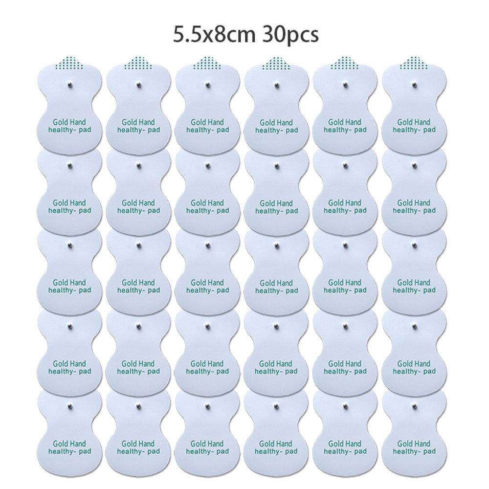 Reusable TENS Electrode Pads With Gel SelfAdhesive Pads For Digital Massager Acupuncture  Pain Reli 7