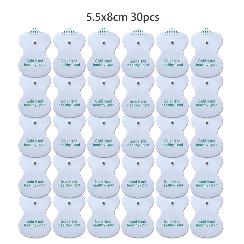Reusable TENS Electrode Pads With Gel SelfAdhesive Pads For Digital Massager Acupuncture  Pain Reli 7
