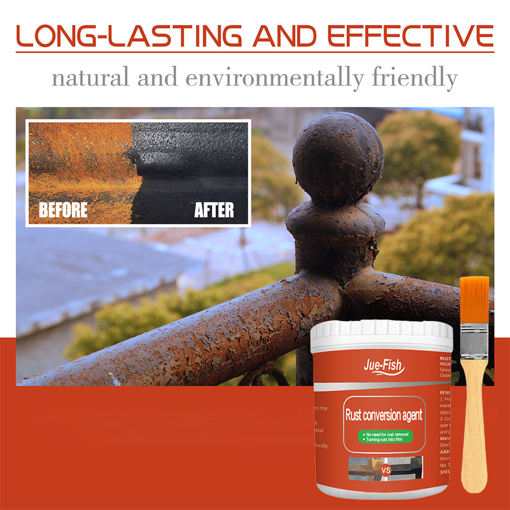 Heavy-Duty Rust Renovator, Professional Rust Conversion Agent for Metal, Auto Parts & Multi-Surface Protection