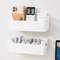 SpaceSaving NonPerforated Cling Film Rack Cabinet Wall Shelf  Spice Organizer For Kitchen Storage 5