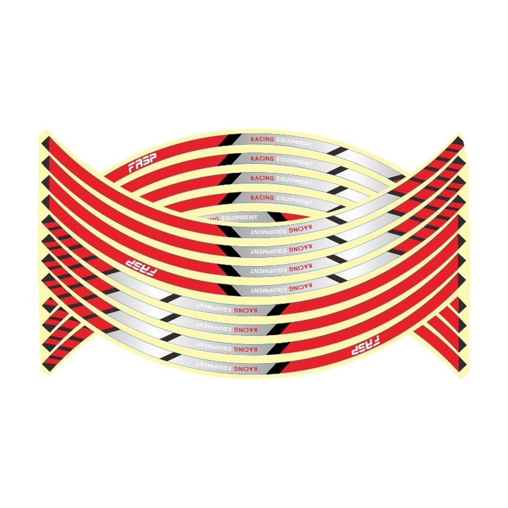 High-Visibility Car Reflective Strips, Universal Rim Tape for Motorcycle, Bicycle & Auto Wheels