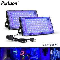 led uv floodlight ultraviolet blacklight waterproof stage lamp for disco party outdoor indoor lighting