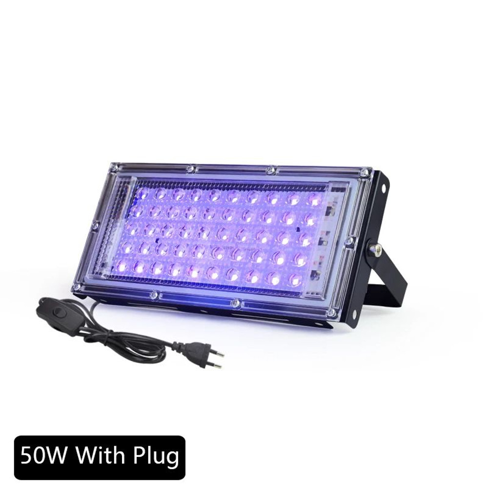 LED UV Floodlight Ultraviolet Blacklight Waterproof Stage Lamp For Disco Party Outdoor Indoor Light 6