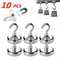 HeavyDuty Magnetic Hooks 10PCS MultiUse Hangers For Keys Towels Home Organization 2