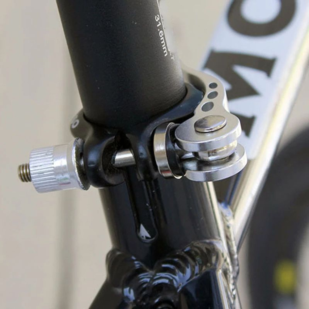Aluminium Quick Release Bike Seat Tube Clamp Heavy Duty Mountain Bike Seatpost Clamp Bolt Bicycle 2