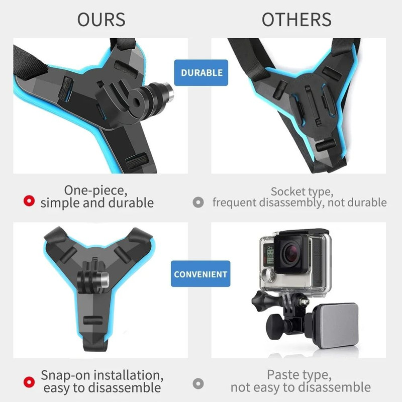 Motorcycle Helmet Phone Stand Mount Holder For GoPro Hero Adjustable Action Sports Camera Accessori 4