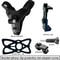 Motorcycle Helmet Phone Stand Mount Holder For GoPro Hero Adjustable Action Sports Camera Accessori 8