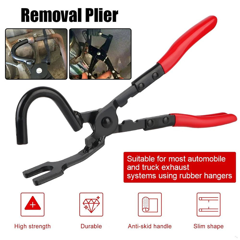 Exhaust Hanger Removal Tool Heavy Duty Plier For Car Exhaust Pipe Rubber Pad Gasket Removal Garage 2