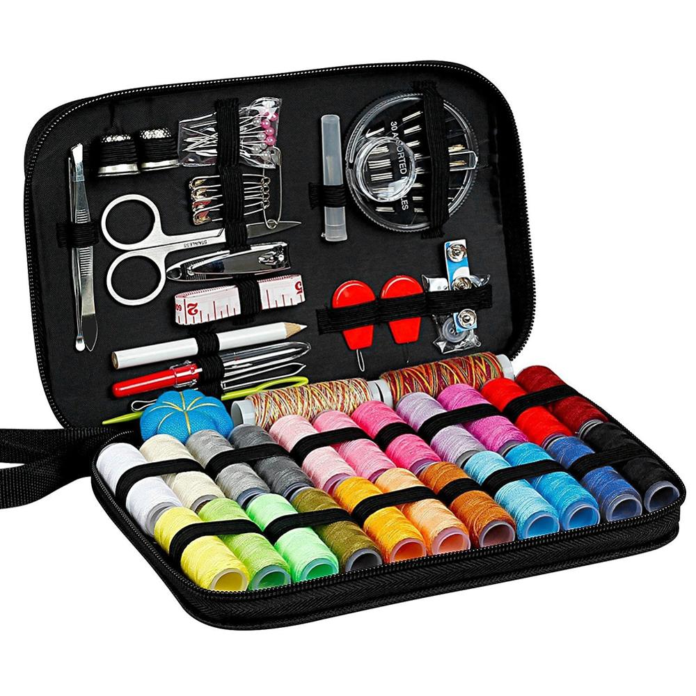 DIY MultiFunction Sewing Box Set Complete Kit For Hand Stitching Quilting  Embroidery 1