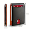 Synthetic Leather Slim Smart Wallet For Men RFID Blocking Credit Card Holder With Money Clip Thin M 1