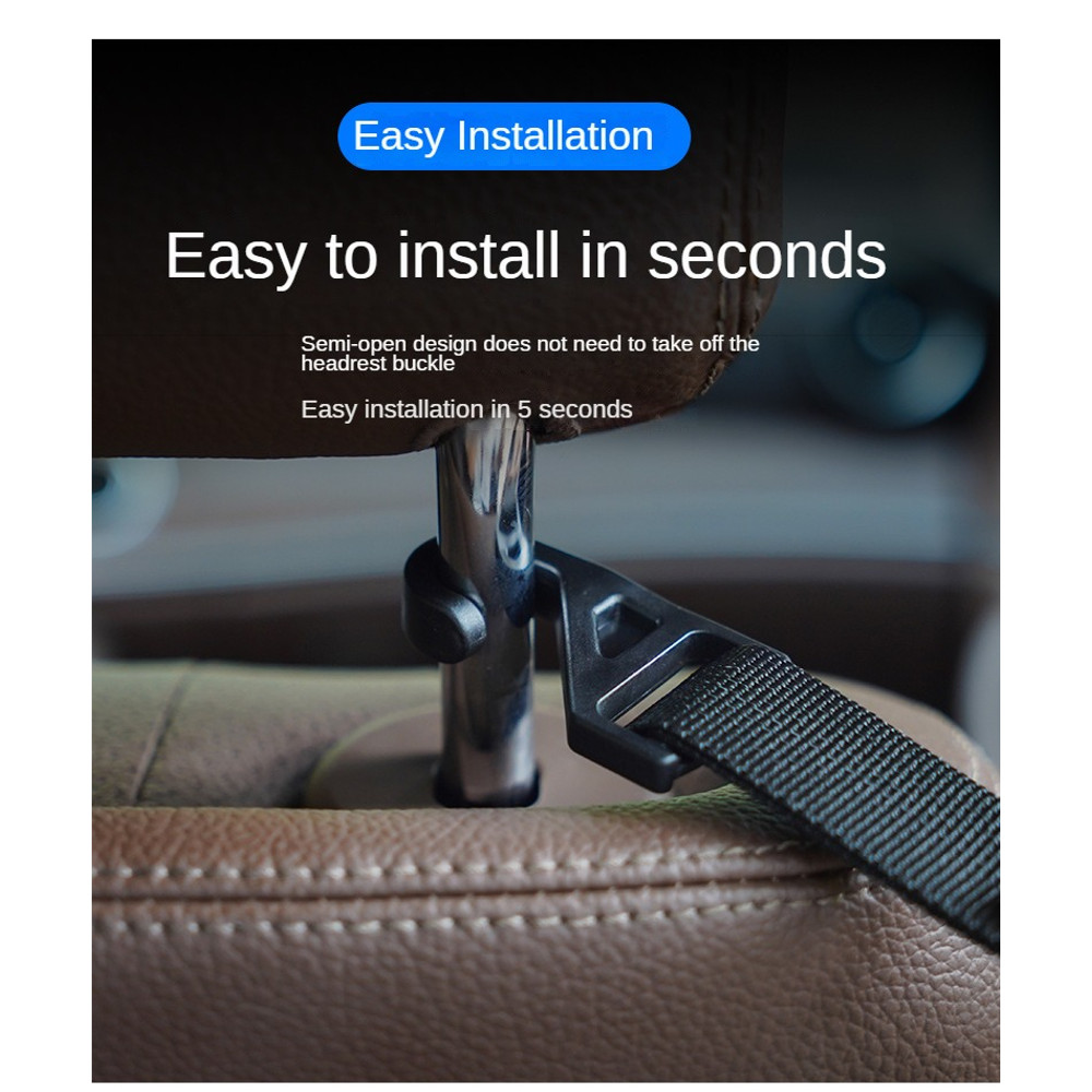 Car Back Seat Hook MultiFunction Rear Seat Headrest Hanging Hook For Umbrellas Bags  More 4