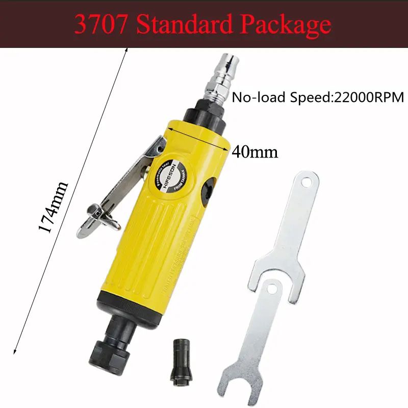 Air Die Grinder Straight Pneumatic Grinding Tool Polishing Machine For Metalworking  Engraving Proj 3