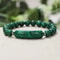 Healing Handmade Stone Bracelet Turquoise Malachite Gemstone Crystal Rough Bracelet For Energy Bala 3