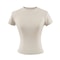 Slim Casual T Shirt Solid Short Sleeve Women Top HighQuality Fashion Trend 0