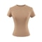 Slim Casual T Shirt Solid Short Sleeve Women Top HighQuality Fashion Trend 3