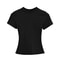 Slim Casual T Shirt Solid Short Sleeve Women Top HighQuality Fashion Trend 1