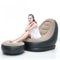 Inflatable Foldable Recliner Lazy Couch Sofa With Stirrups Flocked Velvet Outdoor Sofa Bed Comforta 0