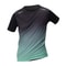 Men Gradient Quick Drying Sportswear Multi Color Running Fitness T Shirt Teenagers Leisure Joker Sh