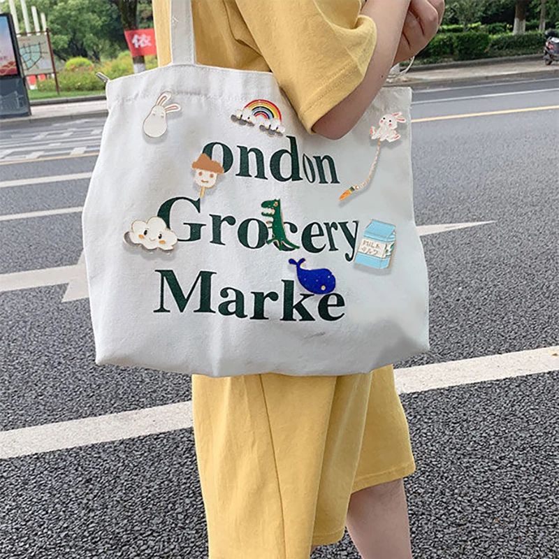 Cute Enamel Pin Badges Random Animal Plant Metal Brooches For Backpack Lapel Jewelry Women Kids 5