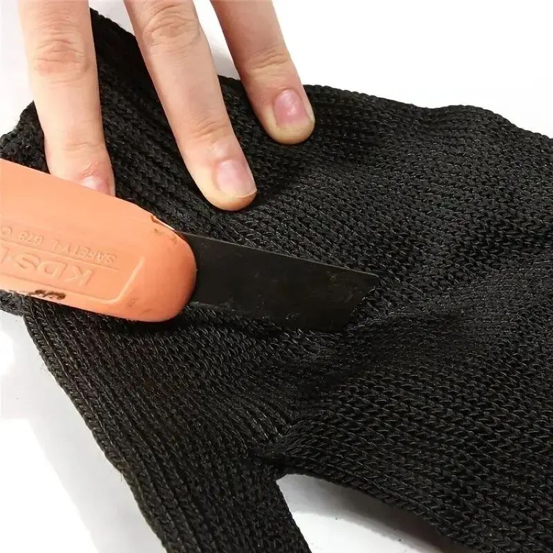 1 Pair Stainless Steel Wire CutResistant AntiCutting Safety Gloves Durable Protective Work Gloves 2