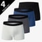 4Piece Men Fashion Print Mix And Match Underwear Comfortable Breathable Beach Shorts For Teenager 7