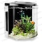 Mini Acrylic Goldfish Aquarium With Filter Pump LED Light Desktop Small Fish Tank For Betta Living 5