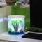 Mini Acrylic Goldfish Aquarium With Filter Pump LED Light Desktop Small Fish Tank For Betta Living 1