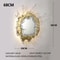 Modern Water Flower With Mirror Wall Lamp Decorative Light For Living Room Corridor Bathroom Dress 7