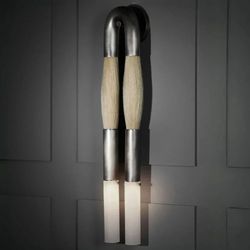 nordic vintage horsehair sconce wall lamp, designer copper led wall light for bedroom, corridor, hotel, living & dining